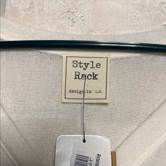 Style Rack Ivory Button-Up Sweater - Picture 2 of 2